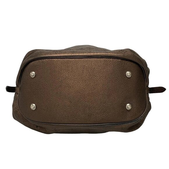 Auth LOUIS VUITTON L M95999 Acajou Mahina - RC2078 Handbag - Picture 5 of 16